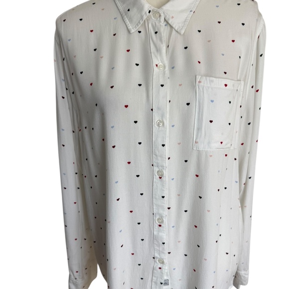 Rails Rocsi Multi Hearts Button Down Shirt - Picture 6 of 13